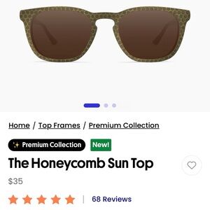 Honeycomb sun shades magnetic glasses toppers for Twain Pair Eyewear frames